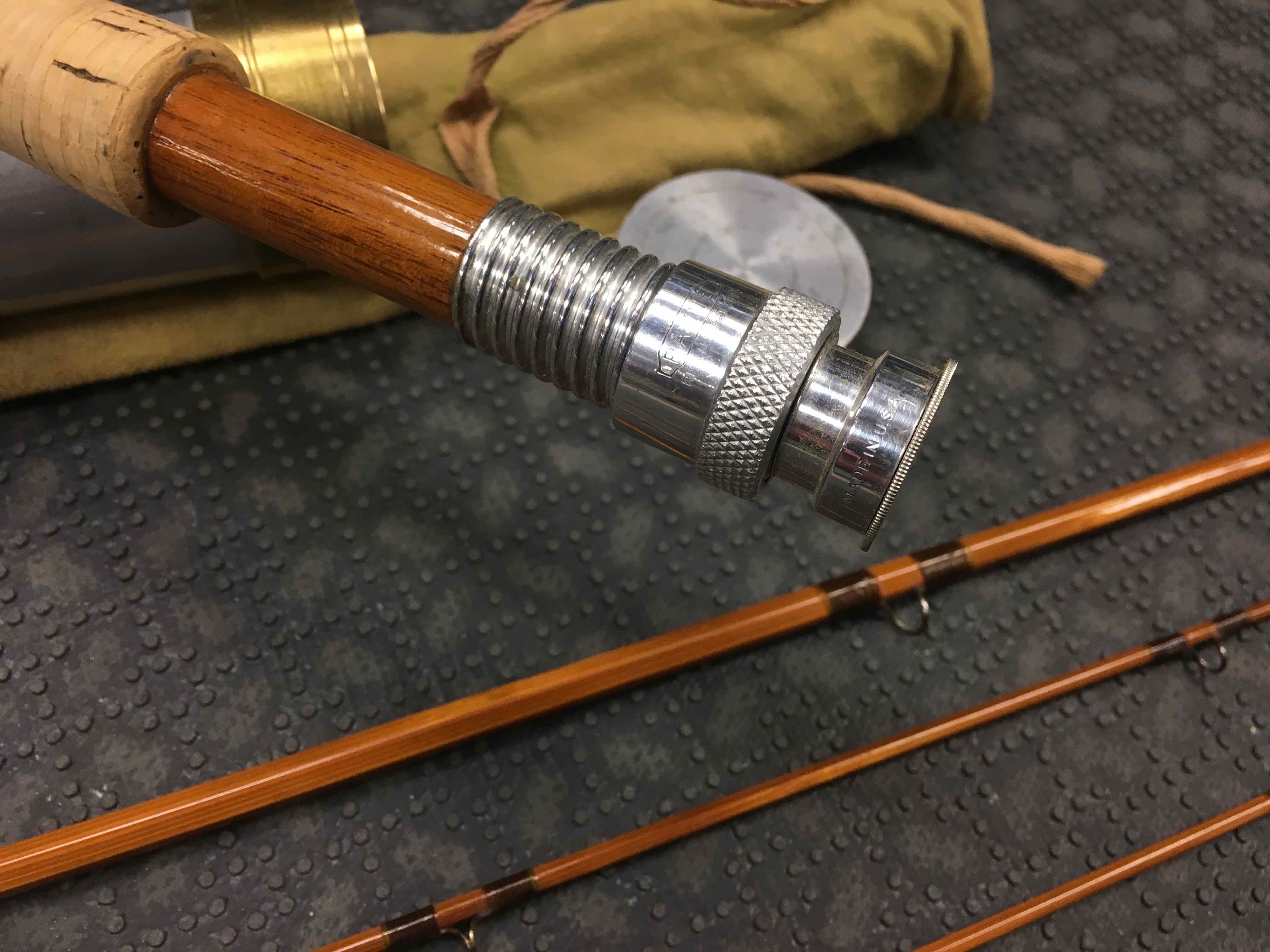 Vintage Payne – Made in USA – 3 pc Fly Rod Bamboo Fly Rod – c/w Spare Tip  and Fighting Butt – $1100 – The First Cast – Hook, Line and Sinker's Fly  Fishing Shop
