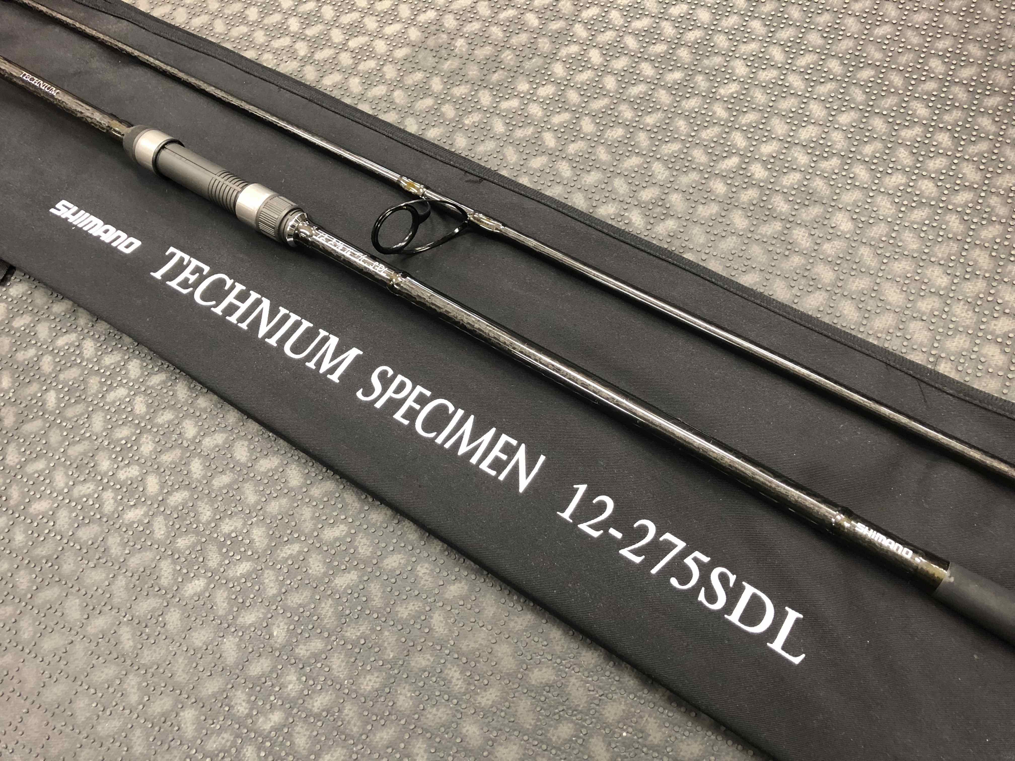 SOLD! – Shimano Technium Specimen 12-275SDL – 12' 2pc – Carp Rod