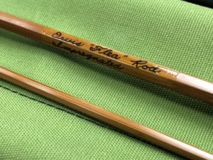 Orvis Flea Weight Bamboo Cane Rod - Built By Owner - Blank Kit Impregnated 1977 Tonkin Cane - 6 1/2' 3/4wt 2 pc c/w Sock & Aluminum Tube - MINT CONDITION! - $150