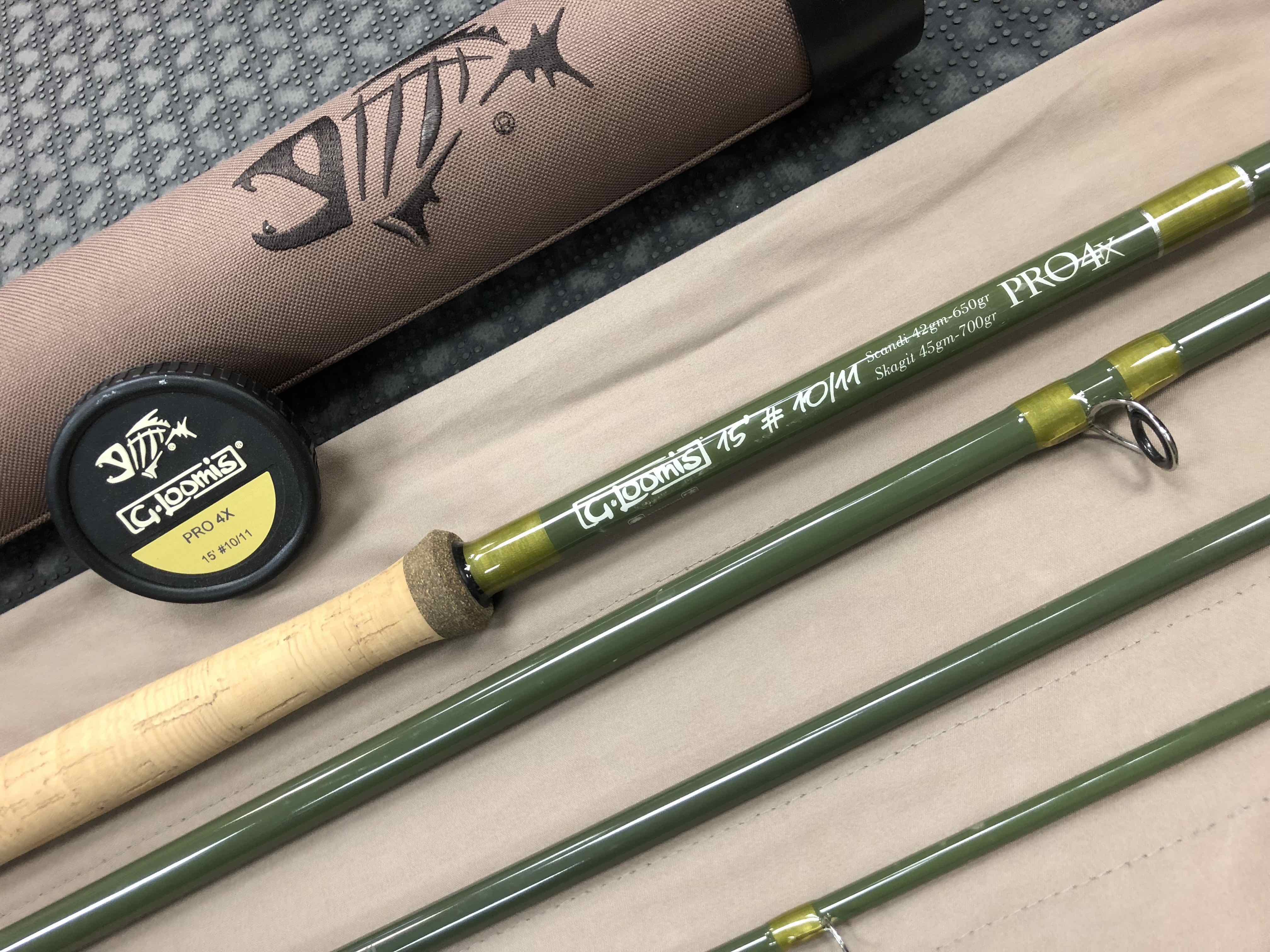 SOLD! – G. Loomis Pro 4X 15' 10/11wt 4pc Spey Rod – 1801011-4FR – LIKE NEW!  – $300 – The First Cast – Hook, Line and Sinker's Fly Fishing Shop