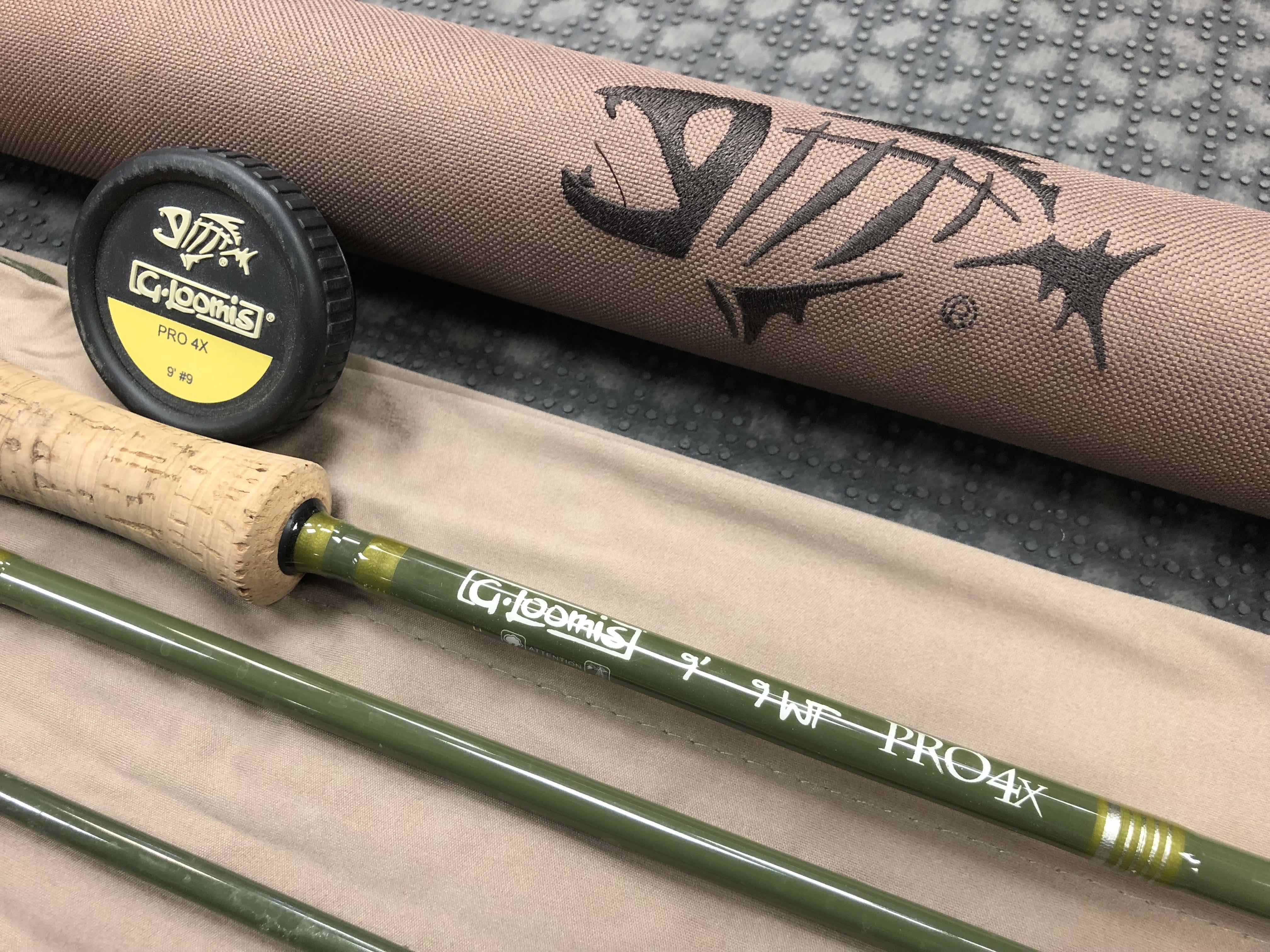 SOLD! – G. Loomis Pro 4X 9′ 9wt 4pc Fly Rod – FR1089-4 – LIKE NEW! – $200 –  The First Cast – Hook, Line and Sinker's Fly Fishing Shop