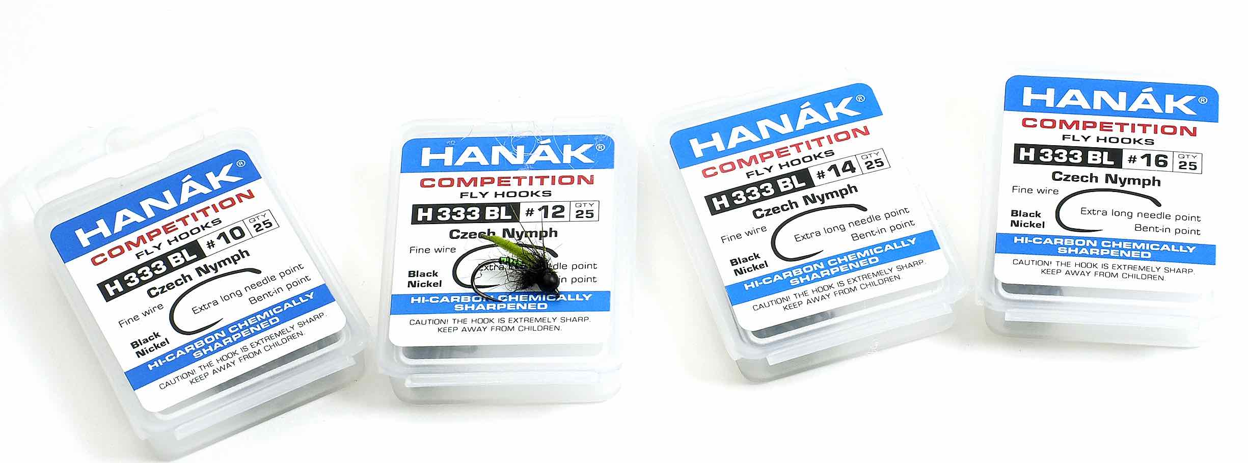 Hanak Competition Fly Hooks H310BL - Barbless Heavy Czech Nymph / Scud –  Dette Flies