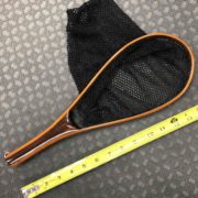Hand Crafted Brook Trout Landing Net - Hoop Size 9 1/2" x 4 3/4” - GREAT SHAPE! - $50