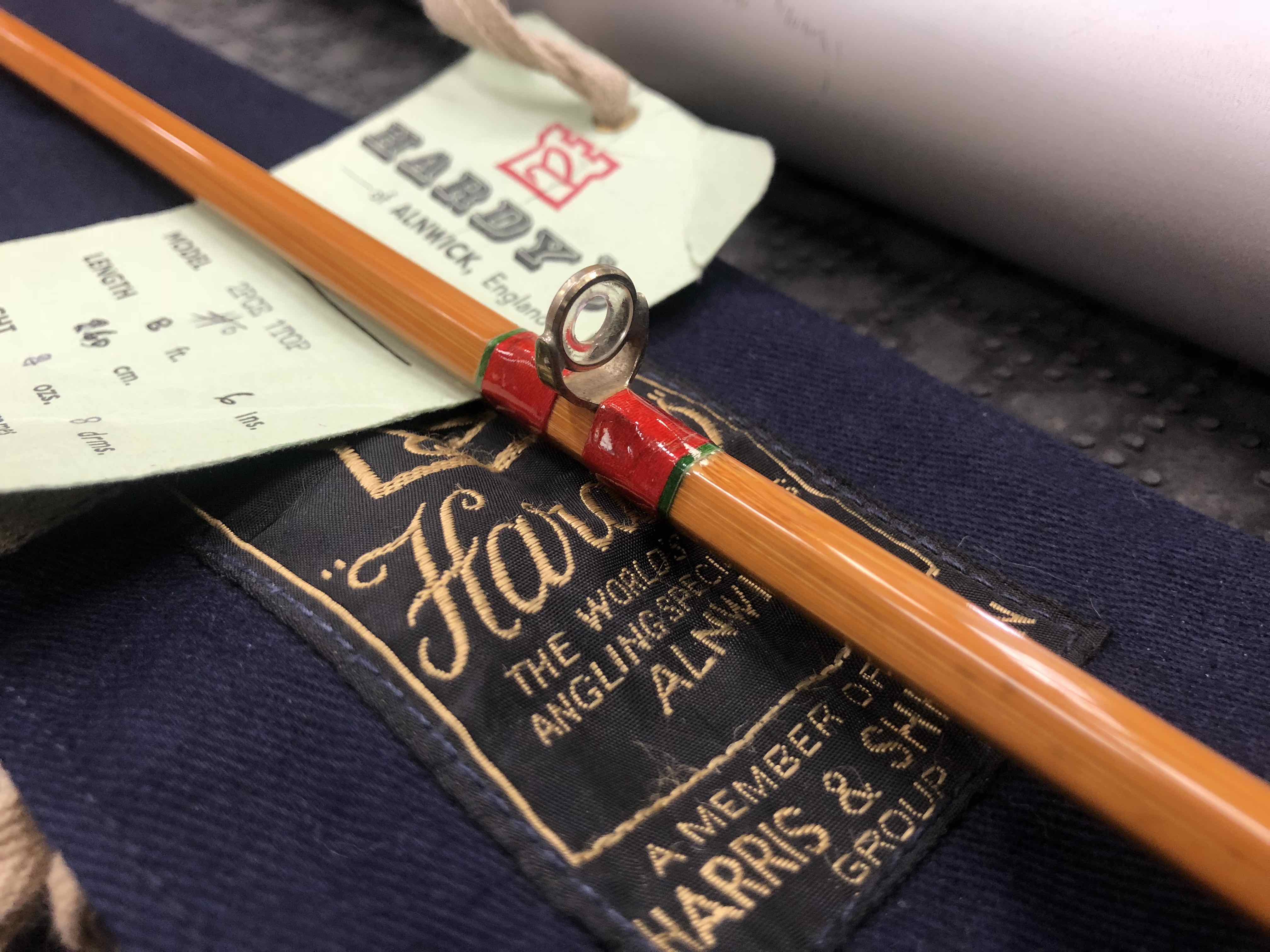 SOLD! – NEWER PRICE! – FURTHER REDUCED! – Hardy “Palakona” 2pc Cane Bamboo Fly  Rod – 8' 6″ 6wt – RARE – MINT CONDITION! – $350 – The First Cast – Hook,  Line and Sinker's Fly Fishing Shop