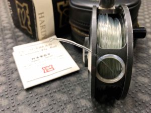 Hardy The Sunbeam 5/6 Fly Reel Palmable Spool Rim & Agate Line Guide c/w Original Box, Pouch, Paperwork & RIO Aqualux WF5 Fly Line - GOOD CONDITION! - $180