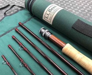 LL Bean Travel Series 9' 7wt 6pc Fly Rod c/w Original Sock and Tube - EXCELLENT CONDITION - $240