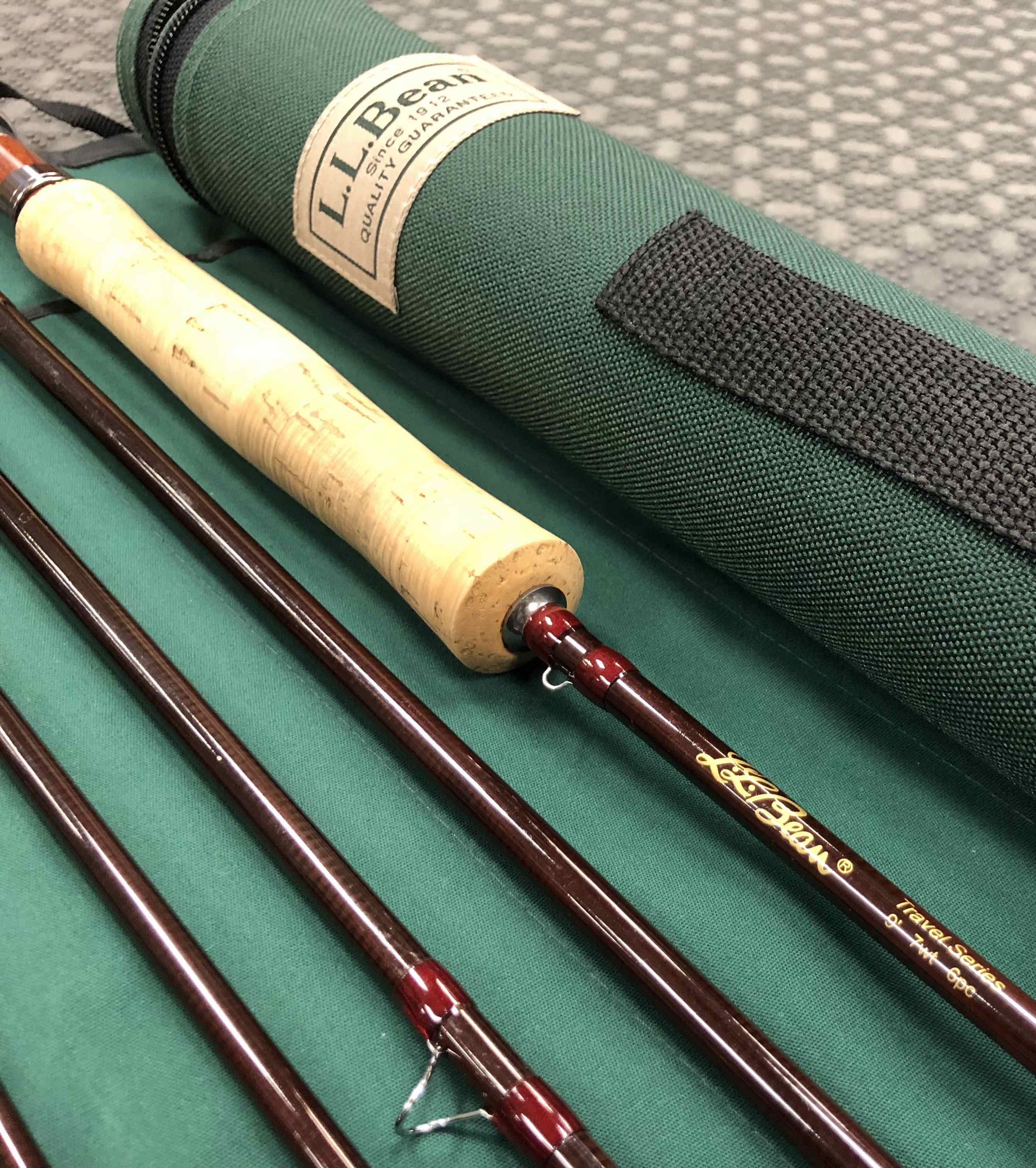 SOLD! – NEWER PRICE! – LL Bean Travel Series 9′ 7wt 6pc Fly Rod c