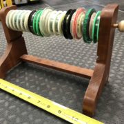 Custom Leader Tying Station c/w 22 Tippet Spools - GREAT IDEA! - $15