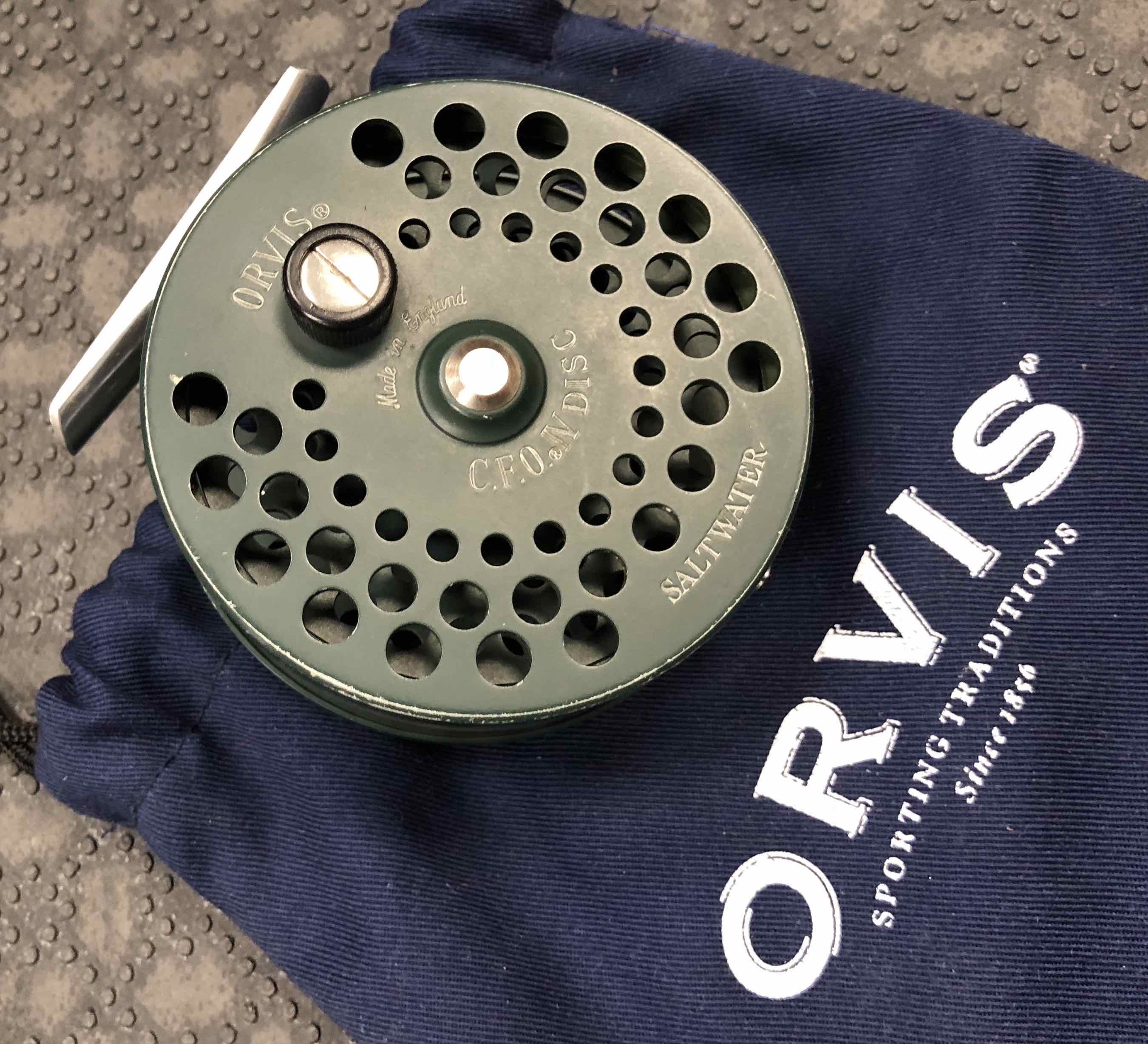 SOLD! – Orvis CFO IV Disc Saltwater Fly Reel – Made in England