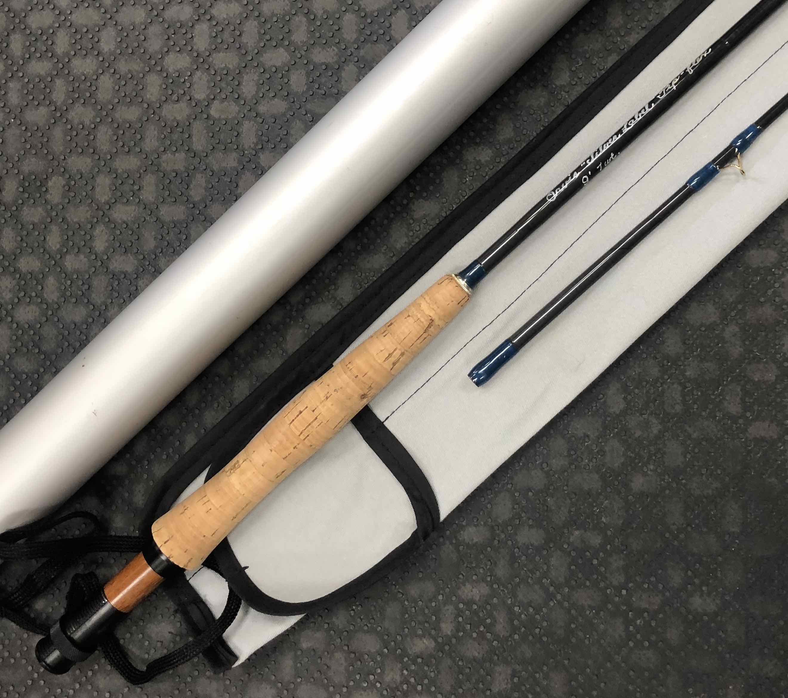 SOLD! – REDUCED! – Orvis “Silver Label” Tip Flex Graphite 2pc Fly Rod – 9′  7wt c/w Sock & Aluminum Tube – EXCELLENT CONDITION! – $115 – The First Cast  – Hook, Line and Sinker's Fly Fishing Shop