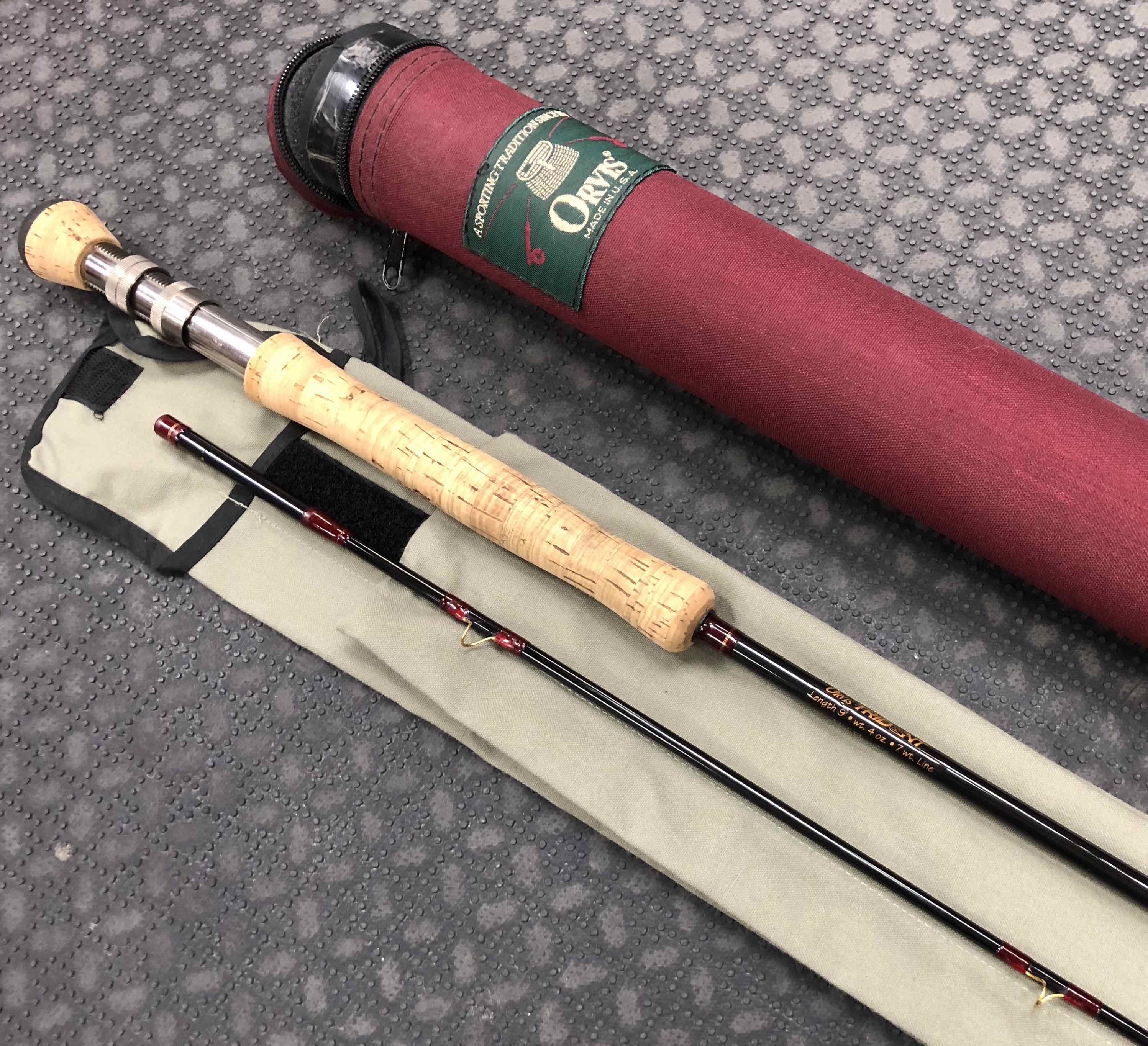 SOLD! – Orvis Trident 2pc Fly Rod – 9′ 7wt Mid Flex 7.5 c/w Tube & Sock –  EXCELLENT CONDITION! – $90 – The First Cast – Hook, Line and Sinker's Fly  Fishing Shop