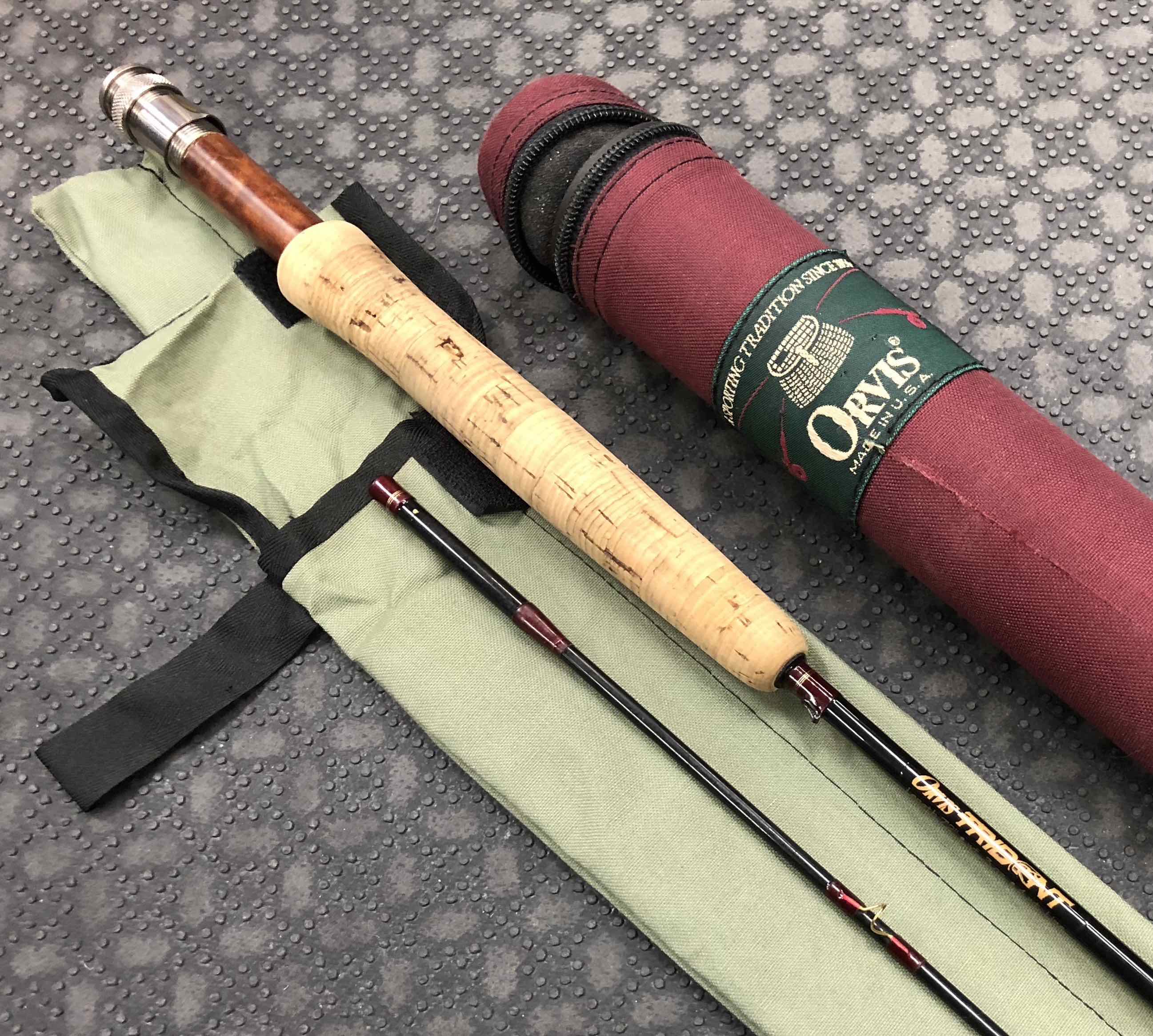 SOLD! – Orvis Trident 7' 2″ 7wt 2pc Full Flex Fly Rod – GOOD SHAPE! – $125  – The First Cast – Hook, Line and Sinker's Fly Fishing Shop