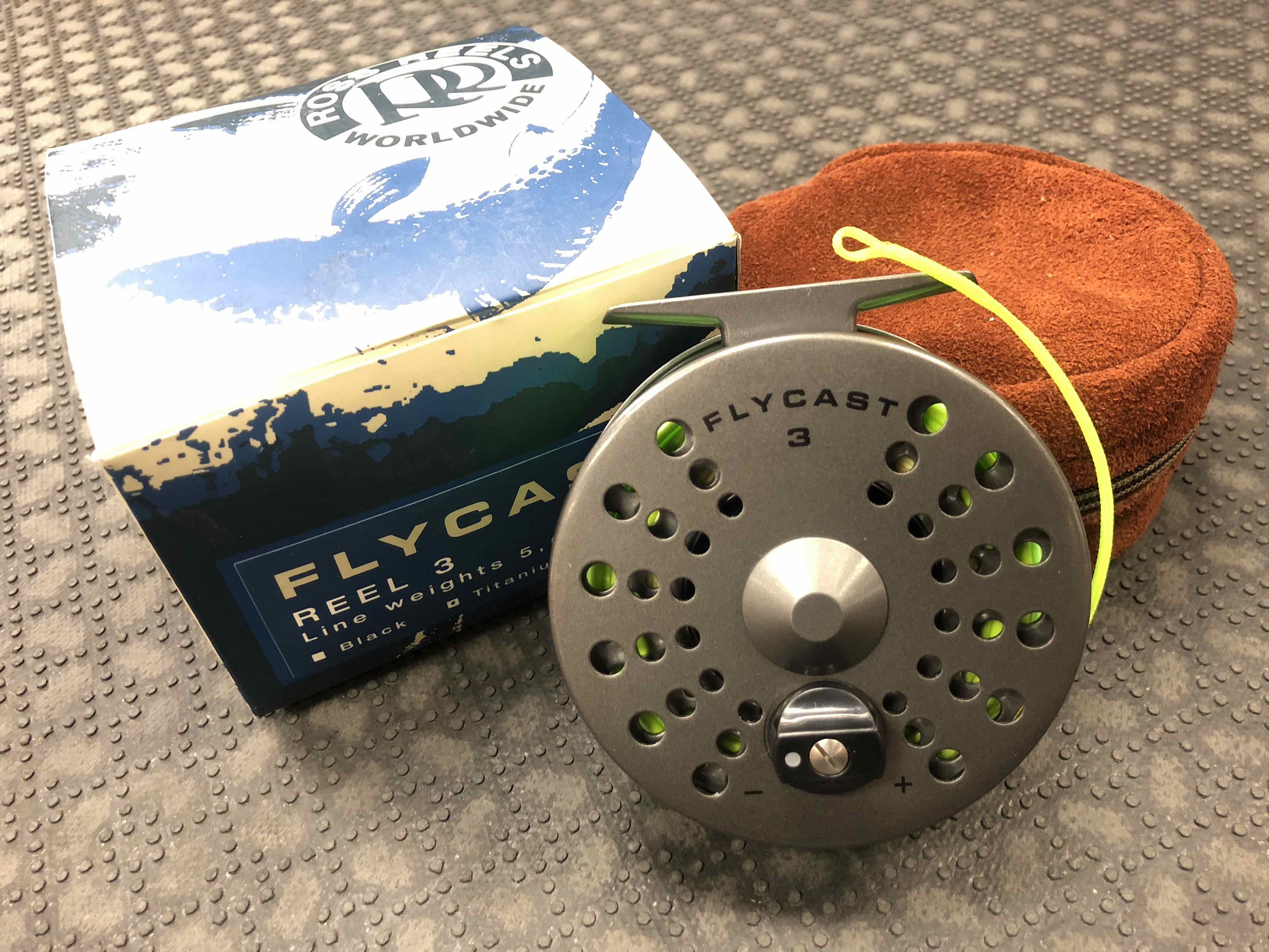 SOLD! – FURTHER REDUCED! – Ross Flycast Fly Reel #3 – Titanium c/w Cortland  WF910 Fly Line – LIKE NEW! – $75 – The First Cast – Hook, Line and Sinker's Fly  Fishing Shop