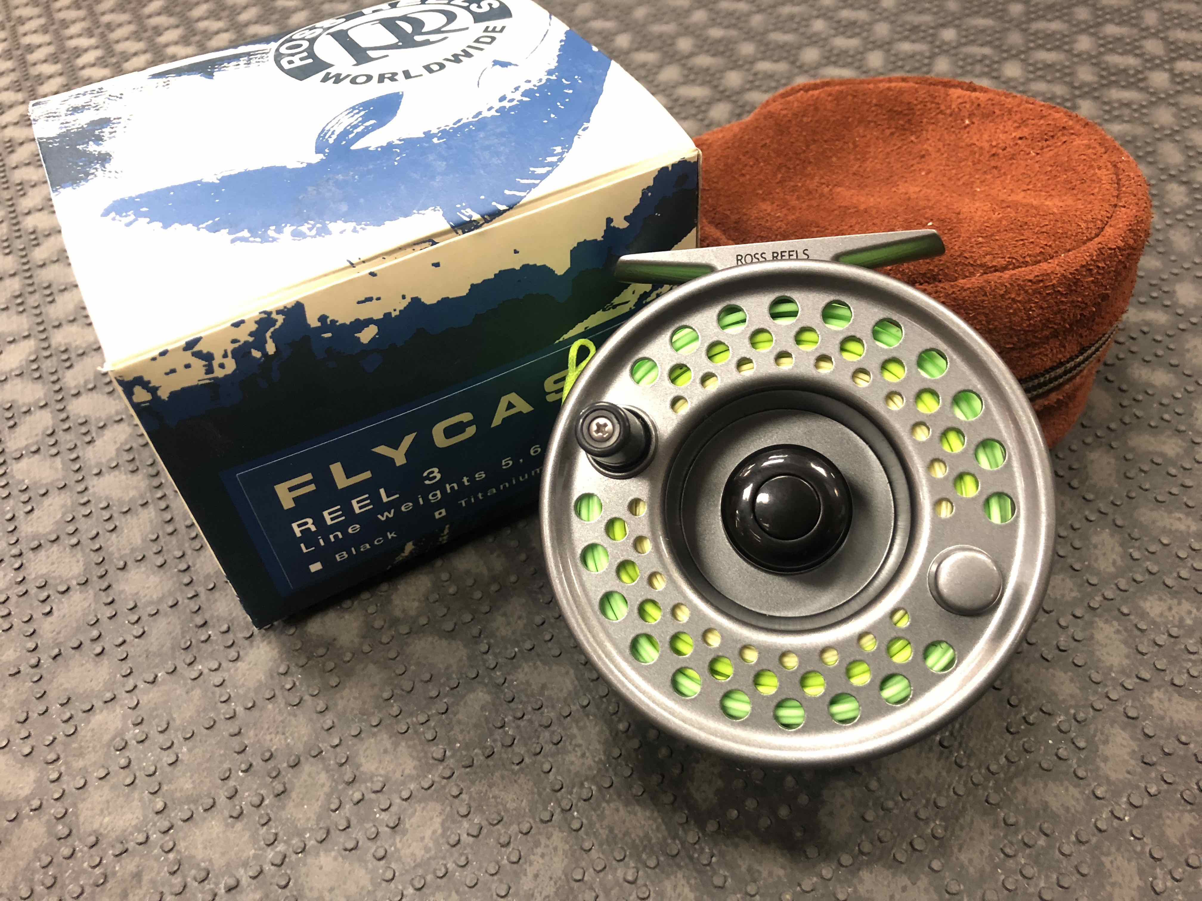 SOLD! – FURTHER REDUCED! – Ross Flycast Fly Reel #3 – Titanium c/w Cortland  WF910 Fly Line – LIKE NEW! – $75 – The First Cast – Hook, Line and Sinker's Fly  Fishing Shop