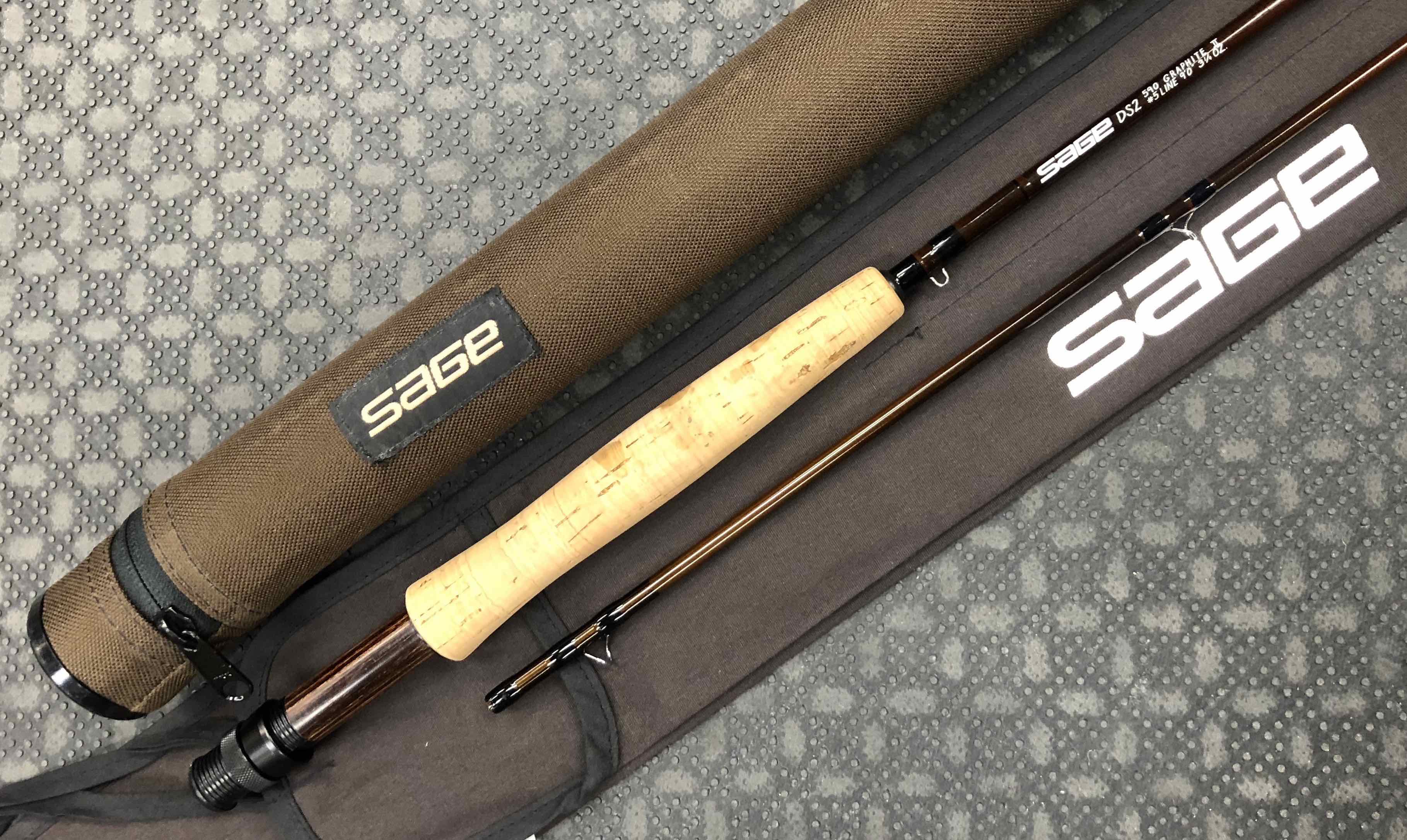 SOLD! – Sage D.S.2. 590 – 9' 5wt Graphite II 2pc Fly Rod – MINT