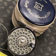 Hardy Fly Reel - Made in England - Classic Lightweight Series - "The Flyweight” c/w zippered Vinyl Case & DT2F - EXCELLENT CONDITION! - $175