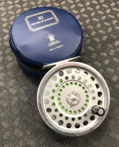 Hardy Marquis Fly Reel - Made in England - Salmon No.1 c/w Backing - GOOD SHAPE! - $150