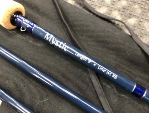 Mystic 9' 8Wt 4Pc Fly Rod c/w Sock - GRET SHAPE! - $60