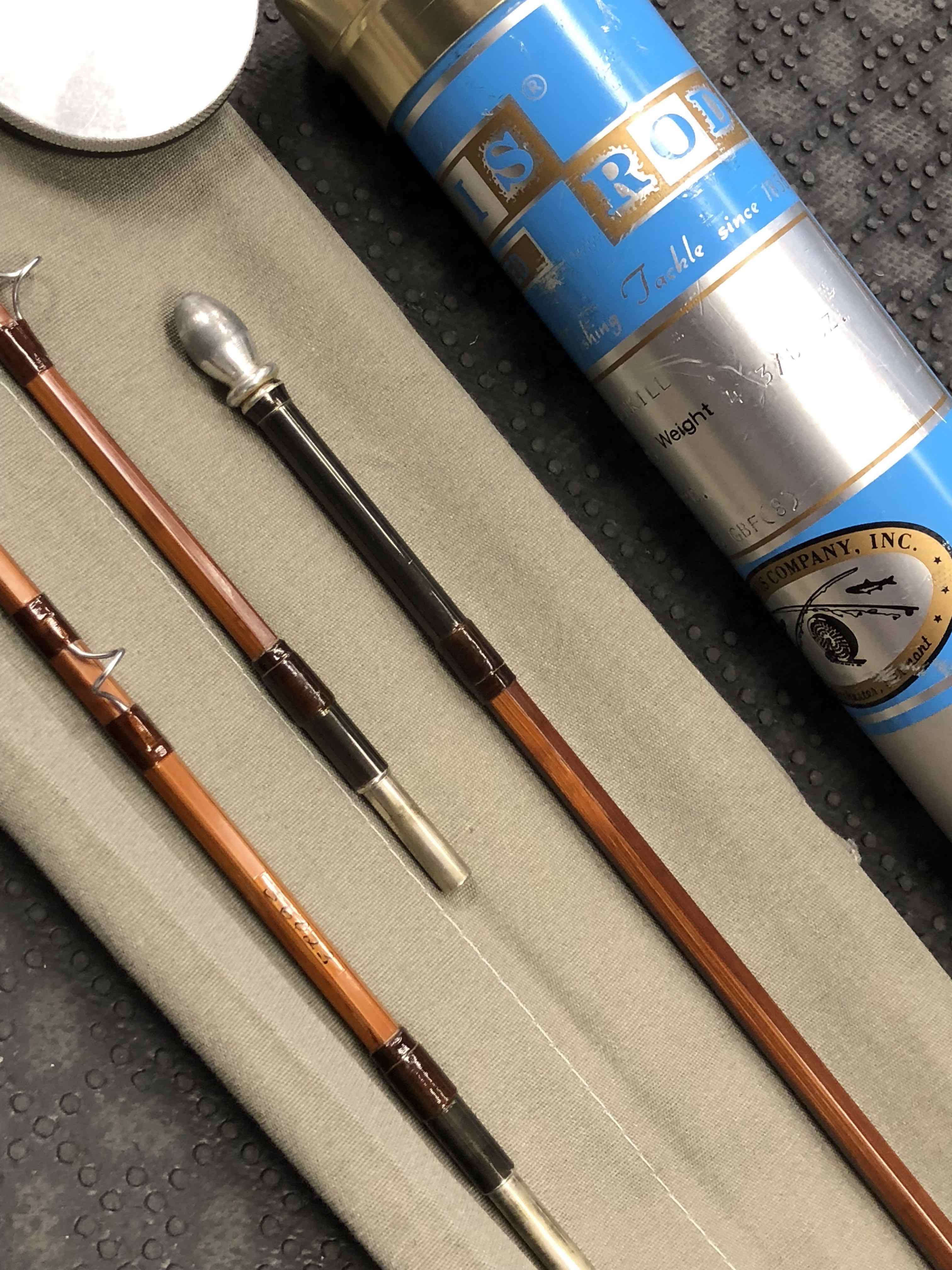 Orvis Battenkill Bamboo Impregnated Cane Fly Rod c/w 2 Tips - 8' 8wt - Original Sock & Tube - MINT CONDITION! - $850