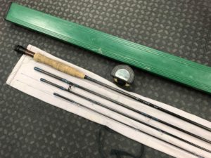 Orvis Green Mountian Rocky Mountian Series Fly Rod - 6Wt 8’ 6" Pc Fly Rod c/w Tube - GOOD SHAPE! - $100