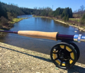 A Echo Traverse Kit - 9' 5wt on the 2nd Line Bridge - The Upper Grand River.