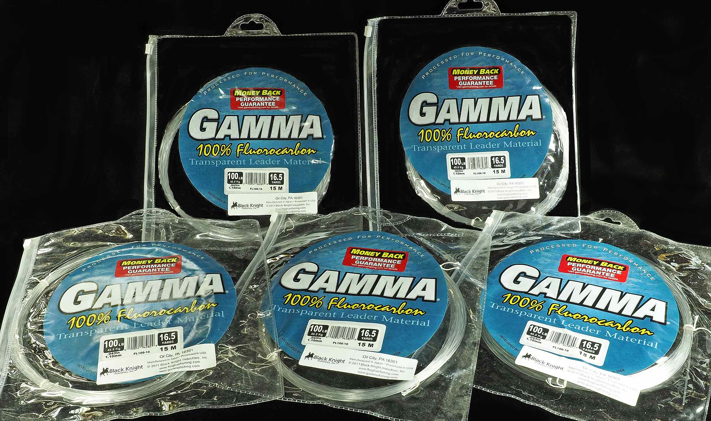 GAMMA Transparent Leader ​100% Fluorocarbon Leader Line – Up to 100lb Test  – The First Cast – Hook, Line and Sinker's Fly Fishing Shop