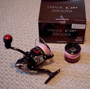 SOLD! - Shimano Stradic CI4+ 2500FA & Spare Spool - LIKE NEW! - $180