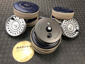 Hardy Marquis 8/9 Fly Reel - Made in England C/W 2 Spare Spools & 3 Cases - EXCELLENT CONDITION! - $245