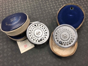 Hardy Fly Reel - Made in England - Marquis #10 c/w Spare Spool & Two Vinyl Zippered Cases - GREAT SHAPE! - $245