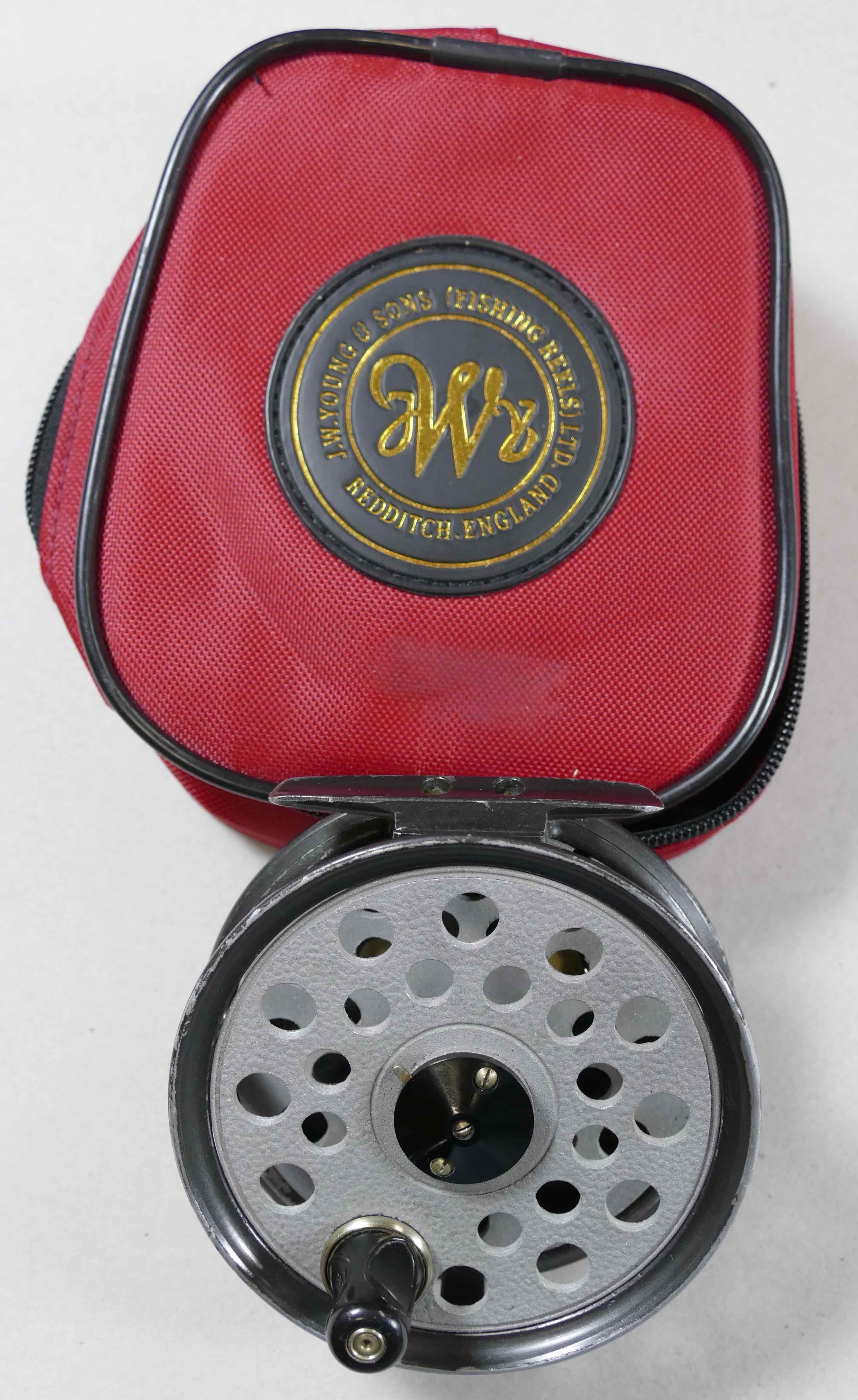 J. W. Young Pridex dual pawl fly reel in very good shape - $75.00