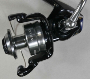 Shimano Spheros SP8000SW 8000 size spinning reel.  $140.00