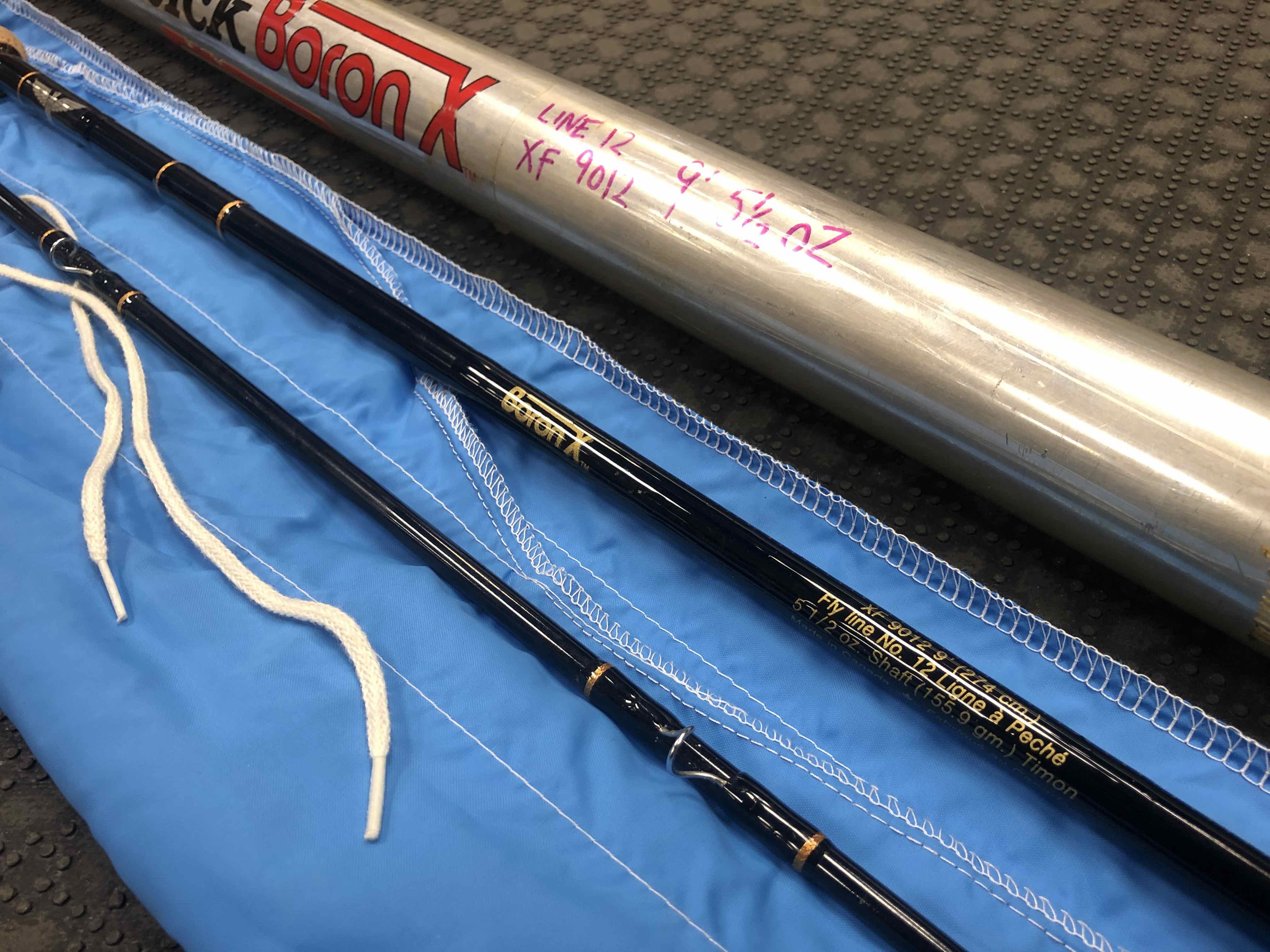 SOLD! – NEW PRICE! – Vintage Fenwick Boron X 9' – 12wt – 2pc Fly Rod –  GREAT SHAPE! ONE OF TWO! – $75 – The First Cast – Hook, Line and Sinker's Fly  Fishing Shop