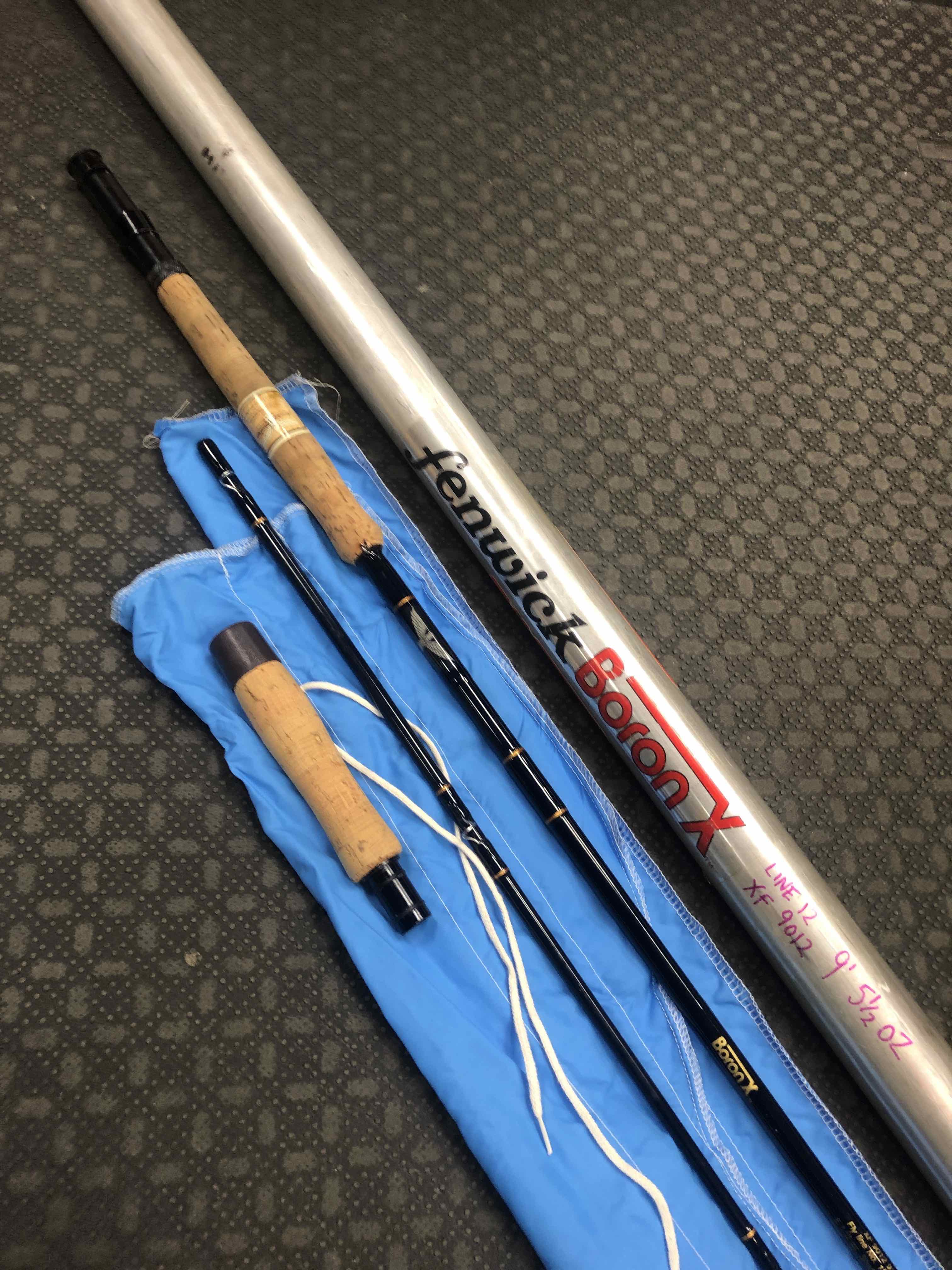 SOLD! – NEW PRICE! – Vintage Fenwick Boron X 9' – 12wt – 2pc Fly Rod –  GREAT SHAPE! ONE OF TWO! – $75 – The First Cast – Hook, Line and Sinker's  Fly Fishing Shop