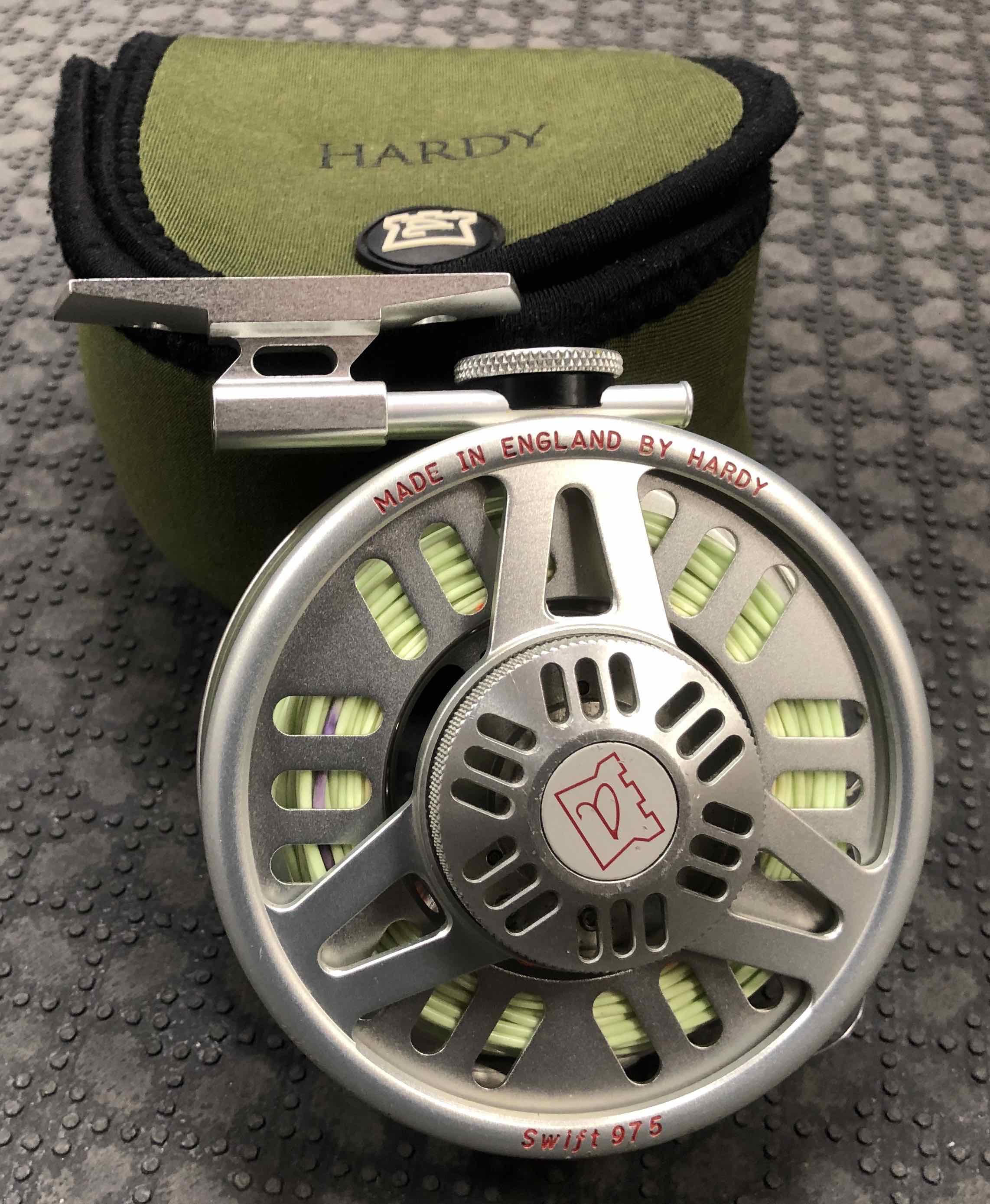 NEW PRICE - Hardy Limited Edition 975 SE - Swift Fly Reel - c/w WF8 Fly Line - GREAT SHAPE! - WAS $300 - NOW $250