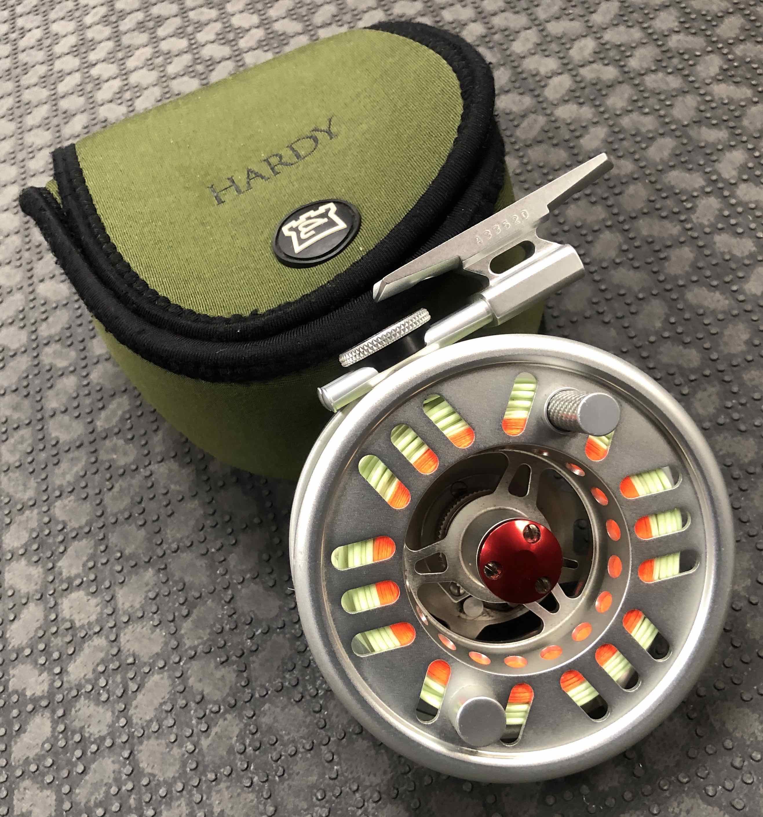 NEW PRICE - Hardy Limited Edition 975 SE - Swift Fly Reel - c/w WF8 Fly Line - GREAT SHAPE! - WAS $300 - NOW $250