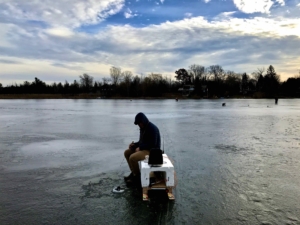 Ice Fishing Puslinch Lake ...