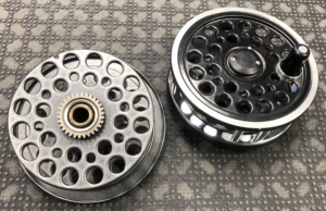 J.W. Young & Sons Ltd. Fly Reel - Redditch England - c/w Spare Spool - 1535 Series - GREAT SHAPE! - $115