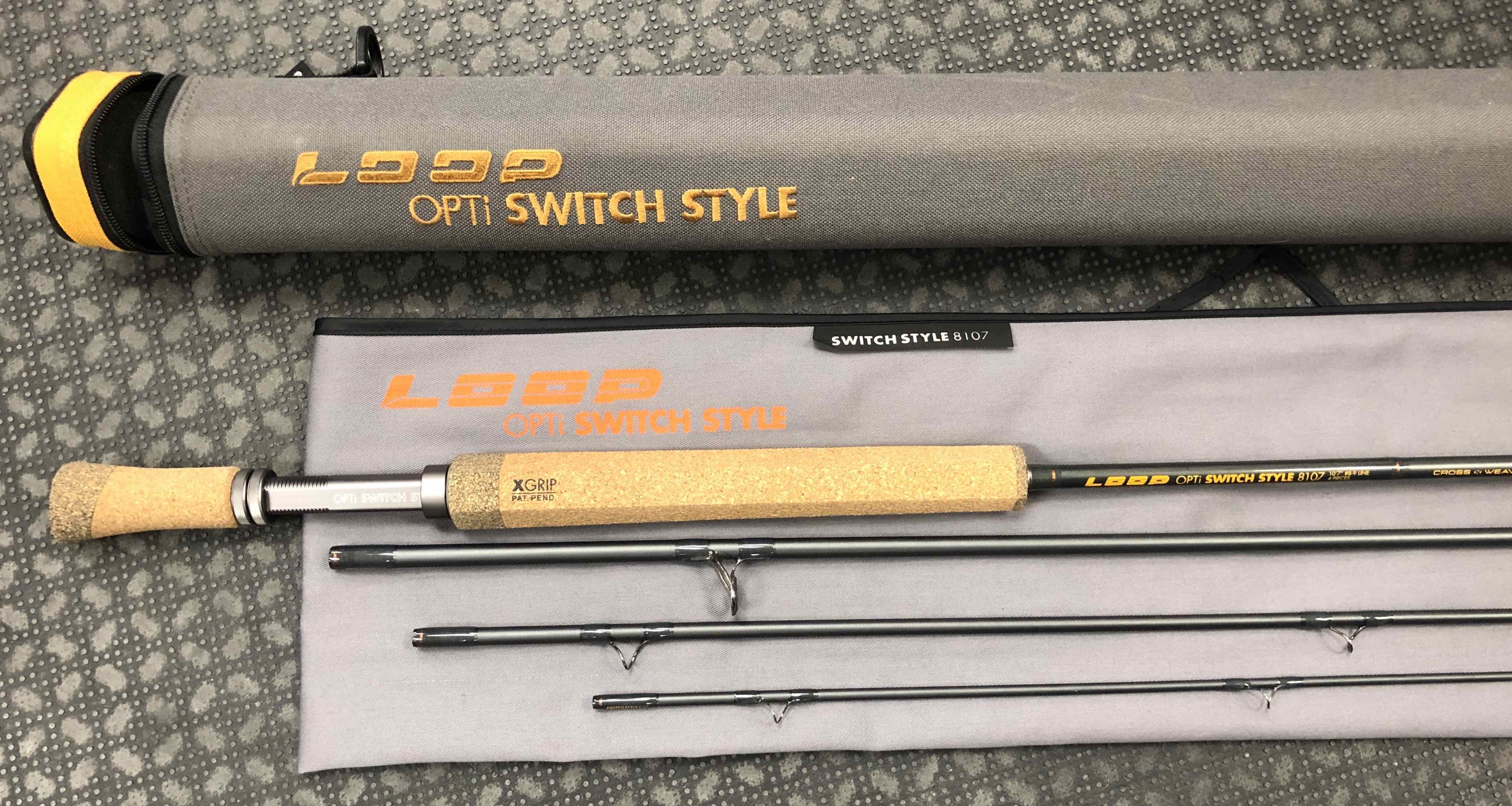 Loop Opti - Switch Style - 8107 - Cross Weave - 10’ 7” - 8/9Wt - 4Pc - Switch Fly Rod - BRAND NEW! - $300