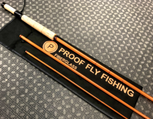 Custom Built - Proof Fly Fishing Fiberglass Kit Rod - 7 1/2’ - 3Pc - 4/5Wt Fly Rod - LIKE NEW! - $95