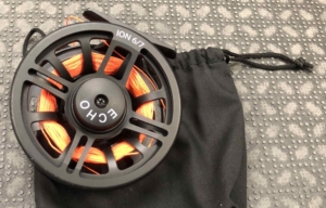 Echo Ion 6/7 Fly Reel c/c Backing & Bag - GREAT SHAPE! - $50