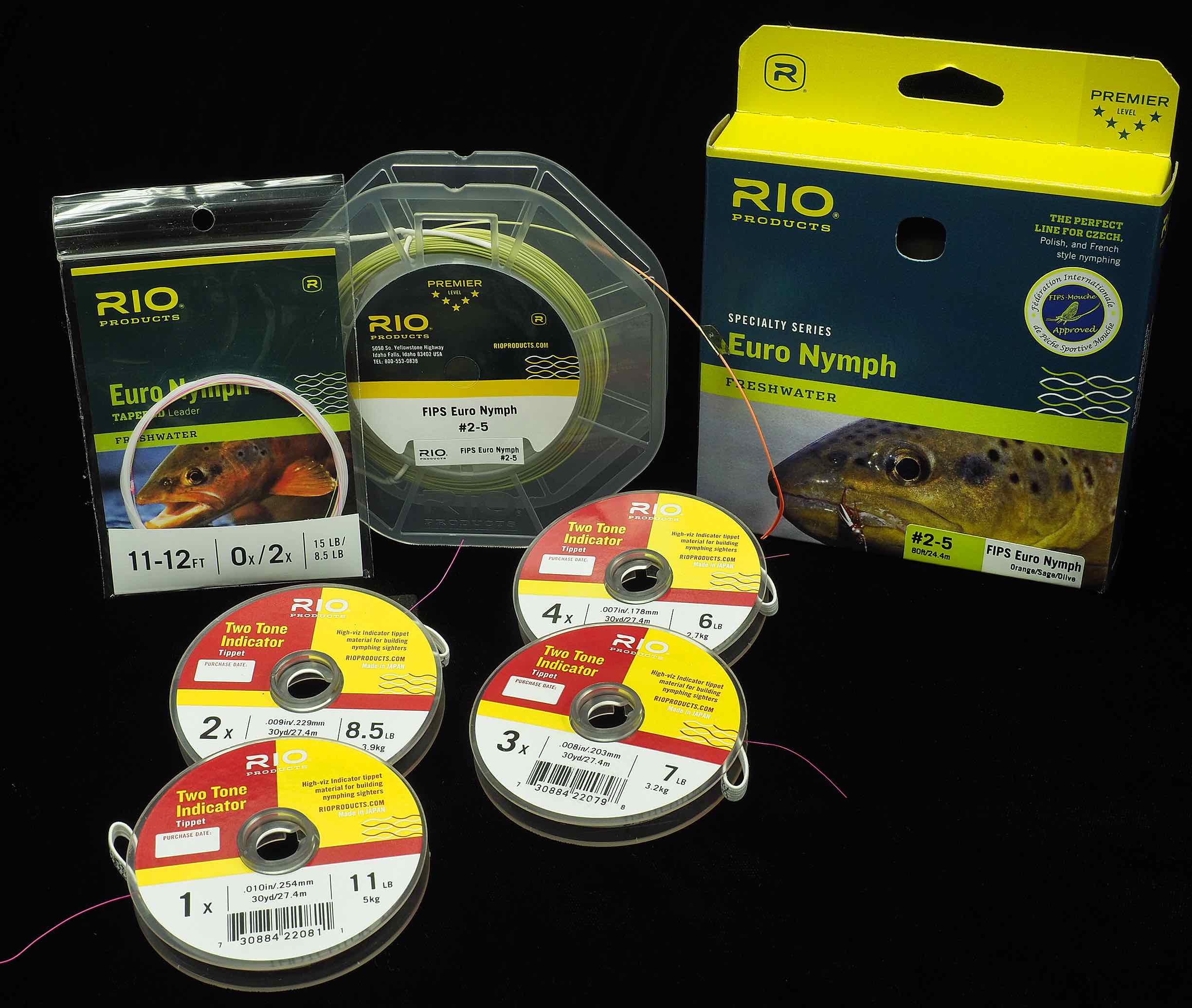 RIO Euro Nymph Tapered Leader – The First Cast – Hook, Line and