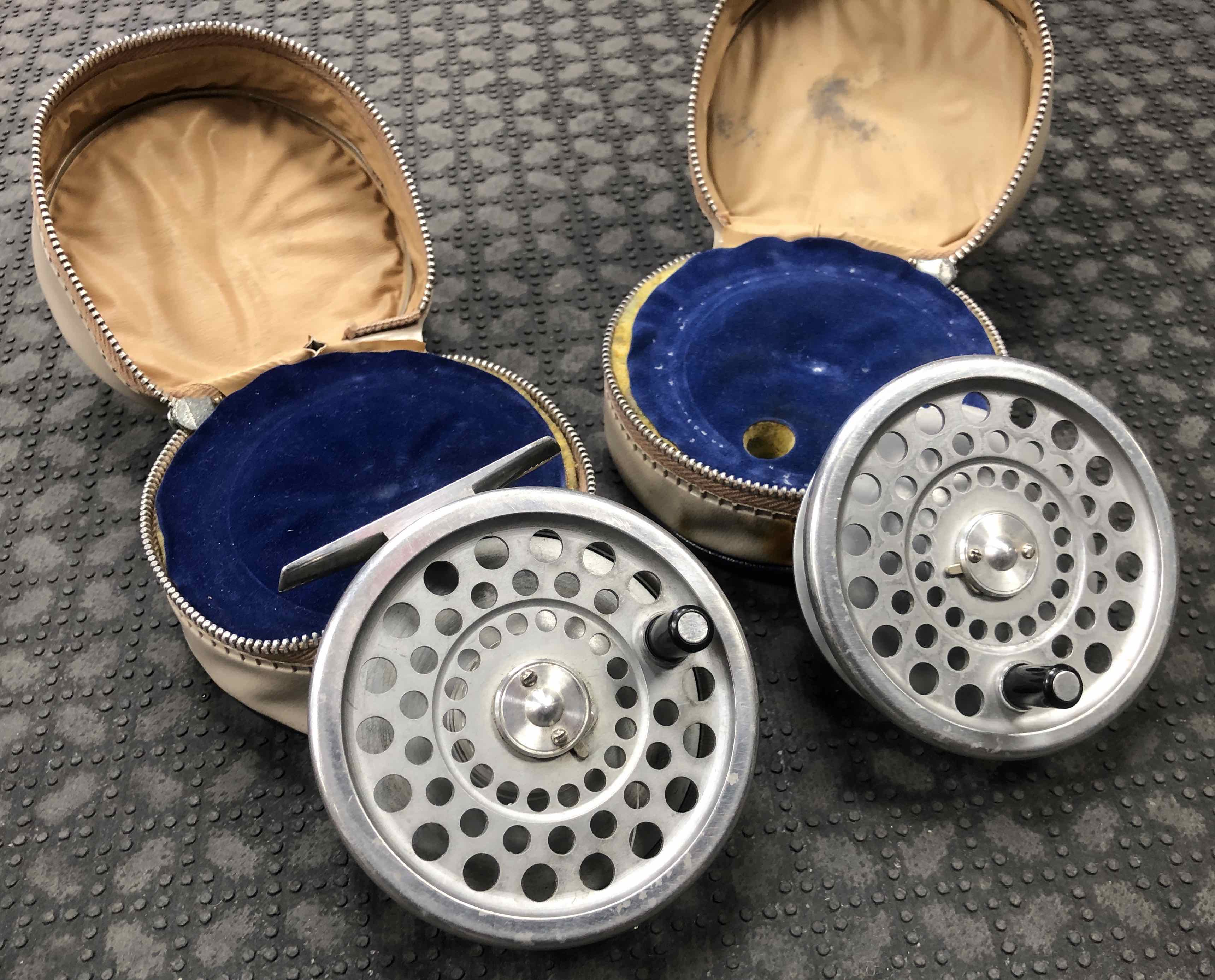 MADE IN ENGLAND – HARDY MARQUIS No 2 SALMON FLY REEL + SPARE SPOOL