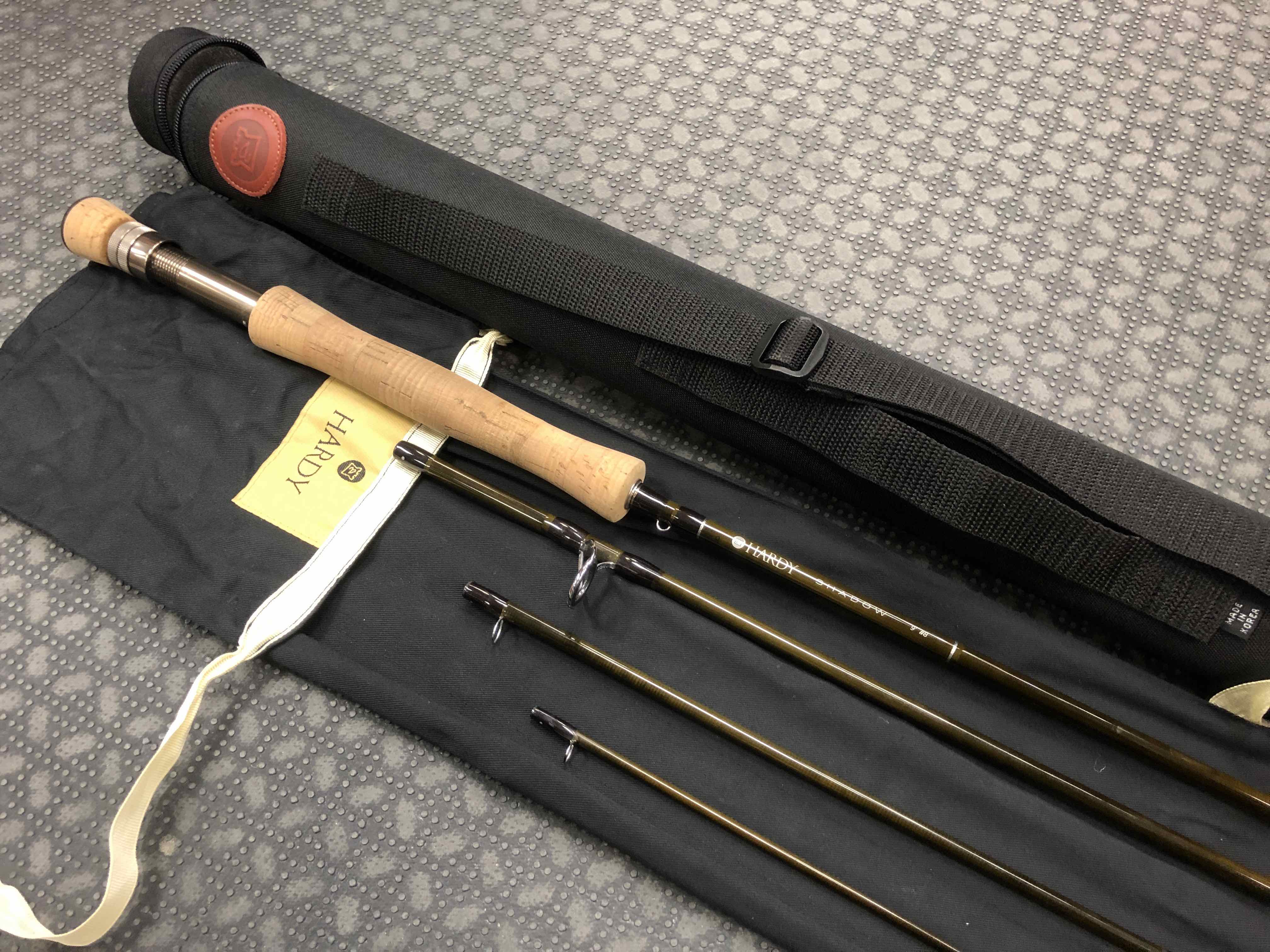 SOLD! – NEW PRICE! – Hardy Shadow 9′ 8Wt 4Pc Fly Rod – LIKE NEW
