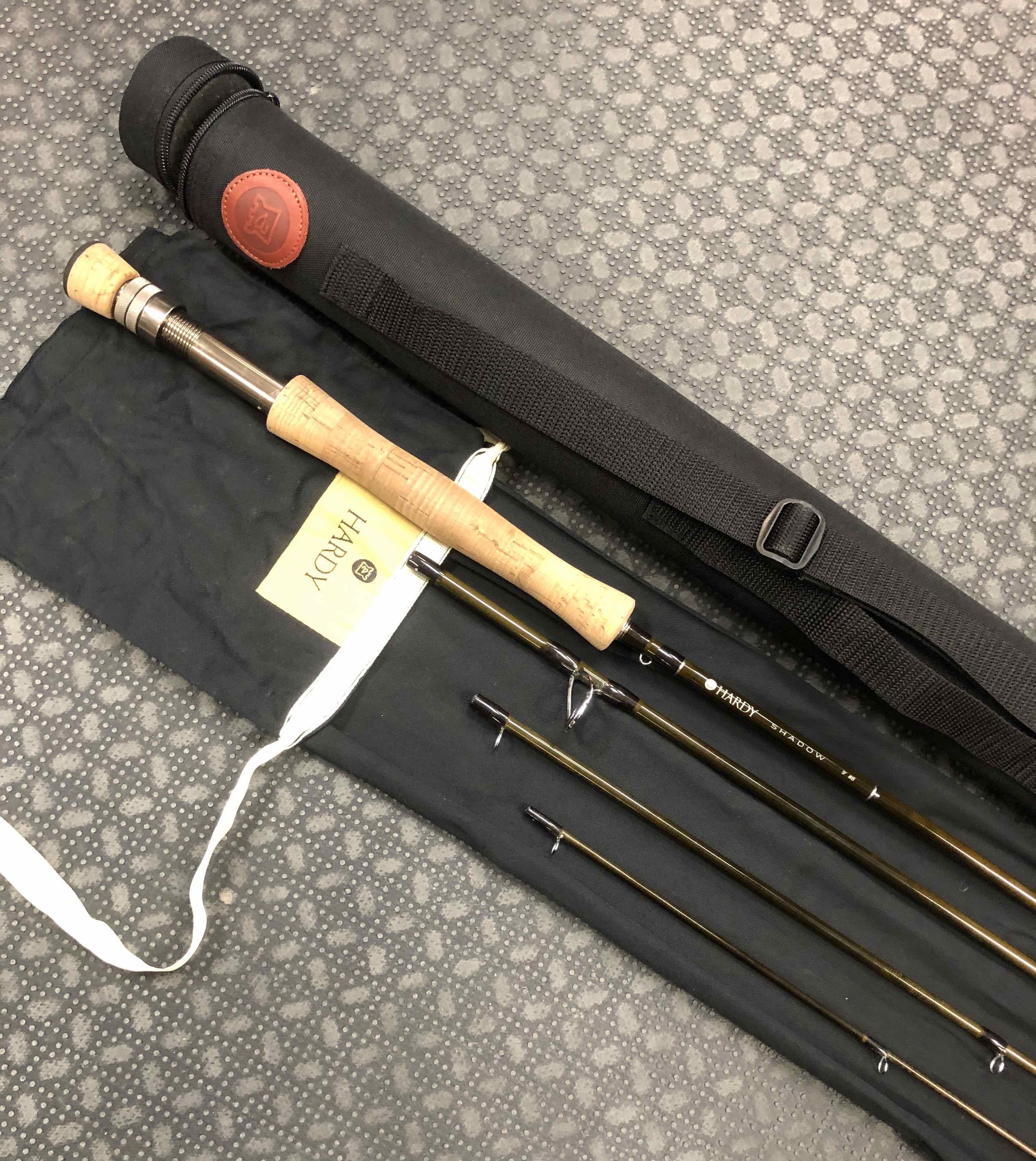 SOLD! – NEW PRICE! – Hardy Shadow 9′ 8Wt 4Pc Fly Rod – LIKE NEW