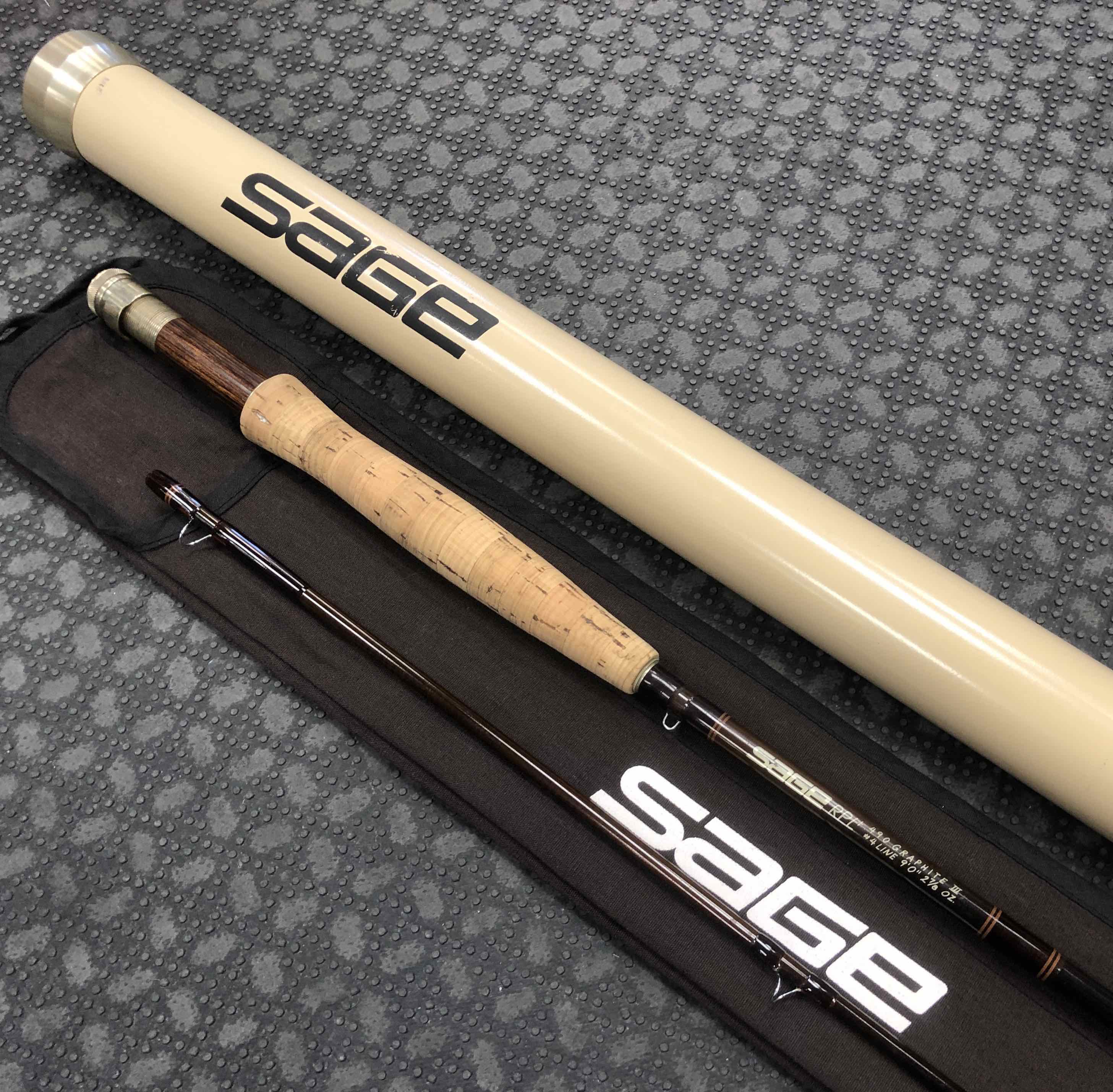 SOLD! – Sage RPL+ – 490 Graphite III – 4 Wt – 9' – 2Pc Fly Rod – GREAT  SHAPE! – $240 – The First Cast – Hook, Line and Sinker's Fly Fishing Shop