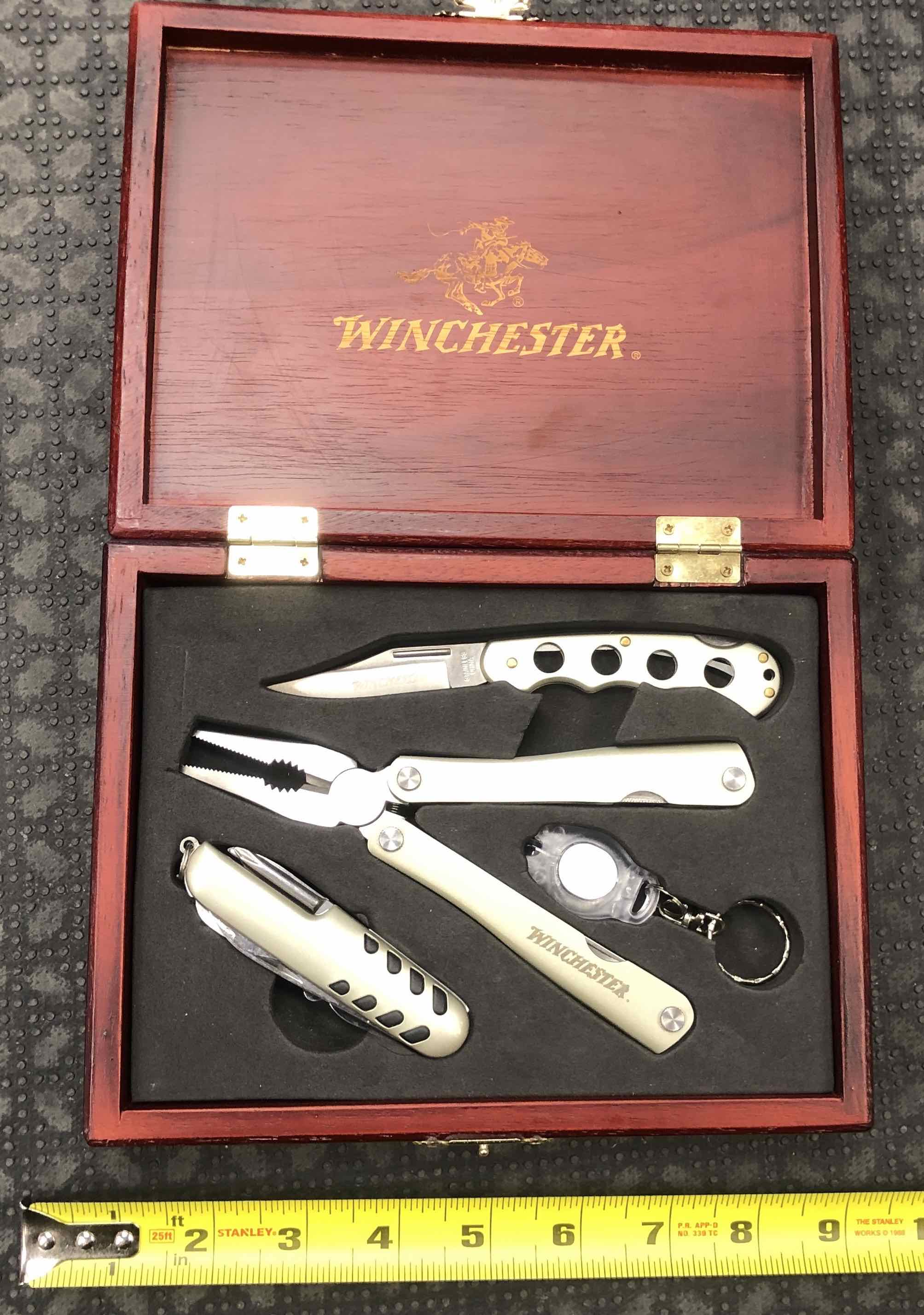 Winchester Deluxe 4 Piece Presentation Multi Tool Set - BRAND NEW - $50