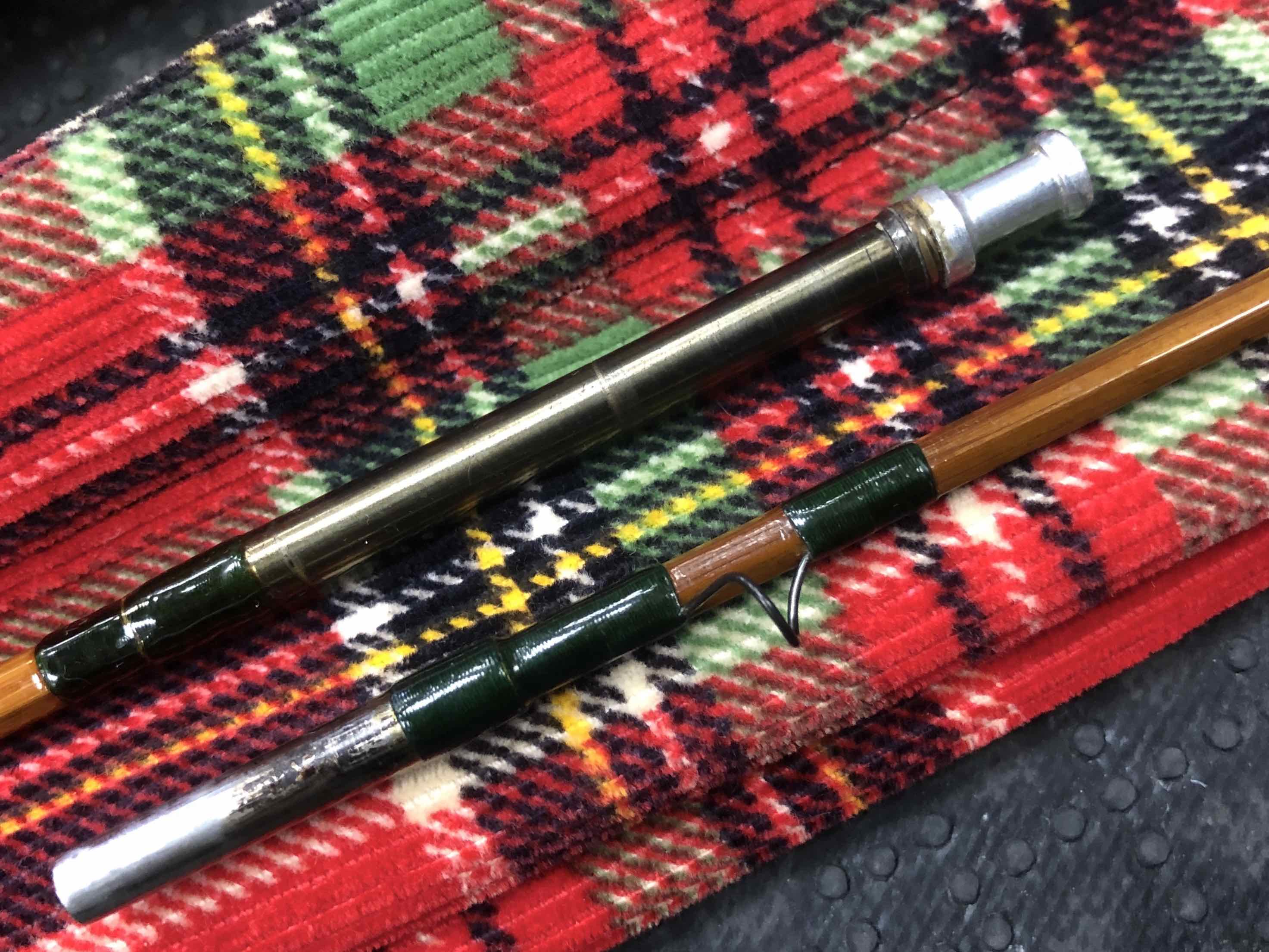 Bamboo Cane Rod Fly Rod - Built by Owner From Genuine Tonkin Cane in 1975 - 2Pc - 6 1/2’ - 4Wt - C/W Sock & Aluminum Tube - BEAUTIFUL CONDITION! - $300