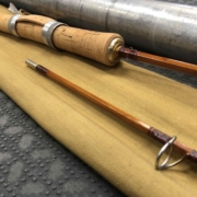 Collectors Edition - Pezon and Michel - 2Pc - 6’ - Bamboo Spinning Rod - From 1952 - Made in France - "Sporting Model BB2” - Removed from Sock twice - FANTASTIC CONDITION! - $475