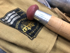 Collectors Edition - Pezon and Michel - 2Pc - 6’ - Bamboo Spinning Rod - From 1952 - Made in France - "Sporting Model BB2” - Removed from Sock twice - FANTASTIC CONDITION! - $475