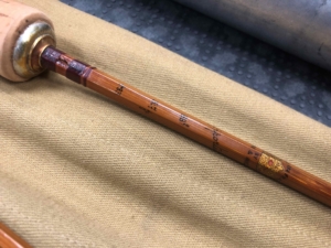 Collectors Edition - Pezon and Michel - 2Pc - 6’ - Bamboo Spinning Rod - From 1952 - Made in France - "Sporting Model BB2” - Removed from Sock twice - FANTASTIC CONDITION! - $475